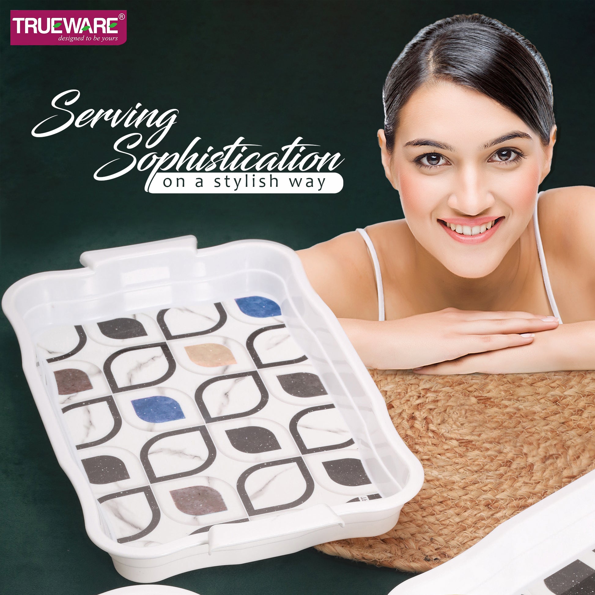 Gloria Tray Set Of 3 (S/M/L) With Box