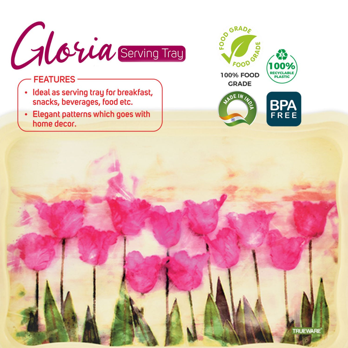 Trueware Gloria Serving Tray I Set of 3