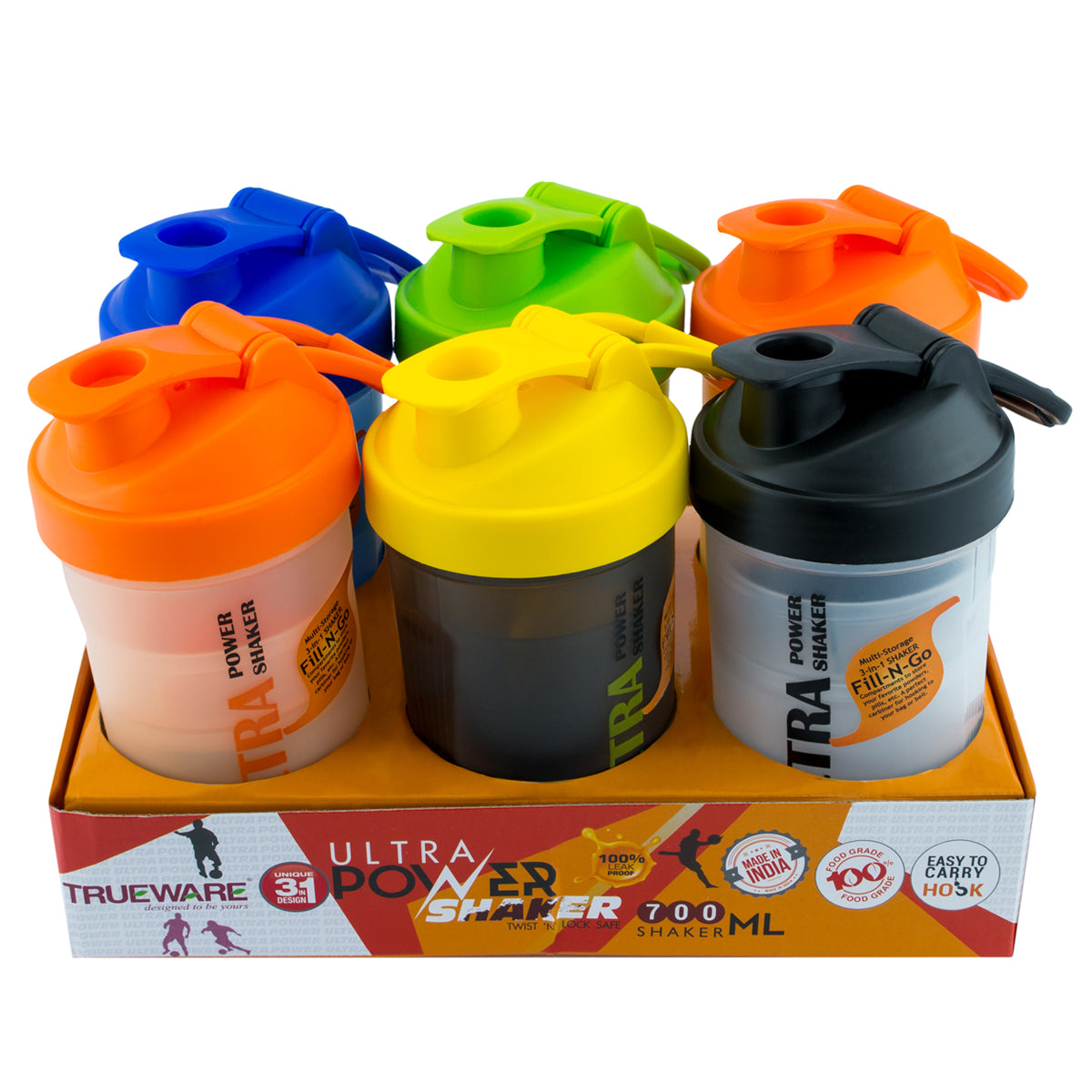 SHAKER ULTRA POWER  (3-IN-1) WITH TRAY