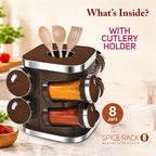 Trueware Spice Rack 8-in-1