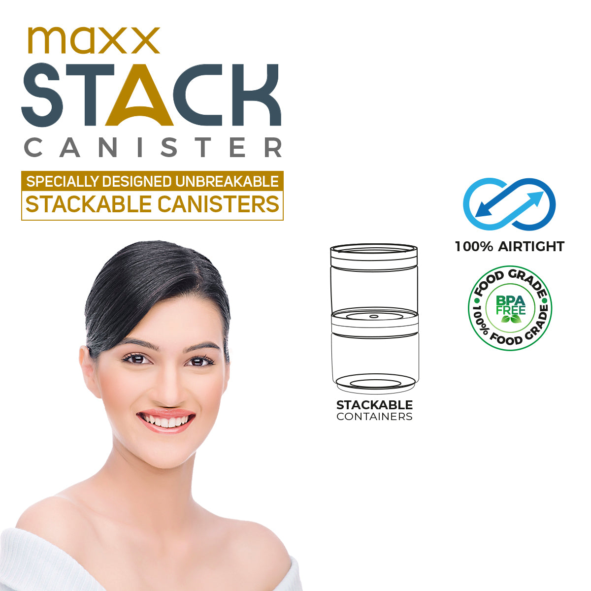 Maxx Stack 1500Ml 1Pc