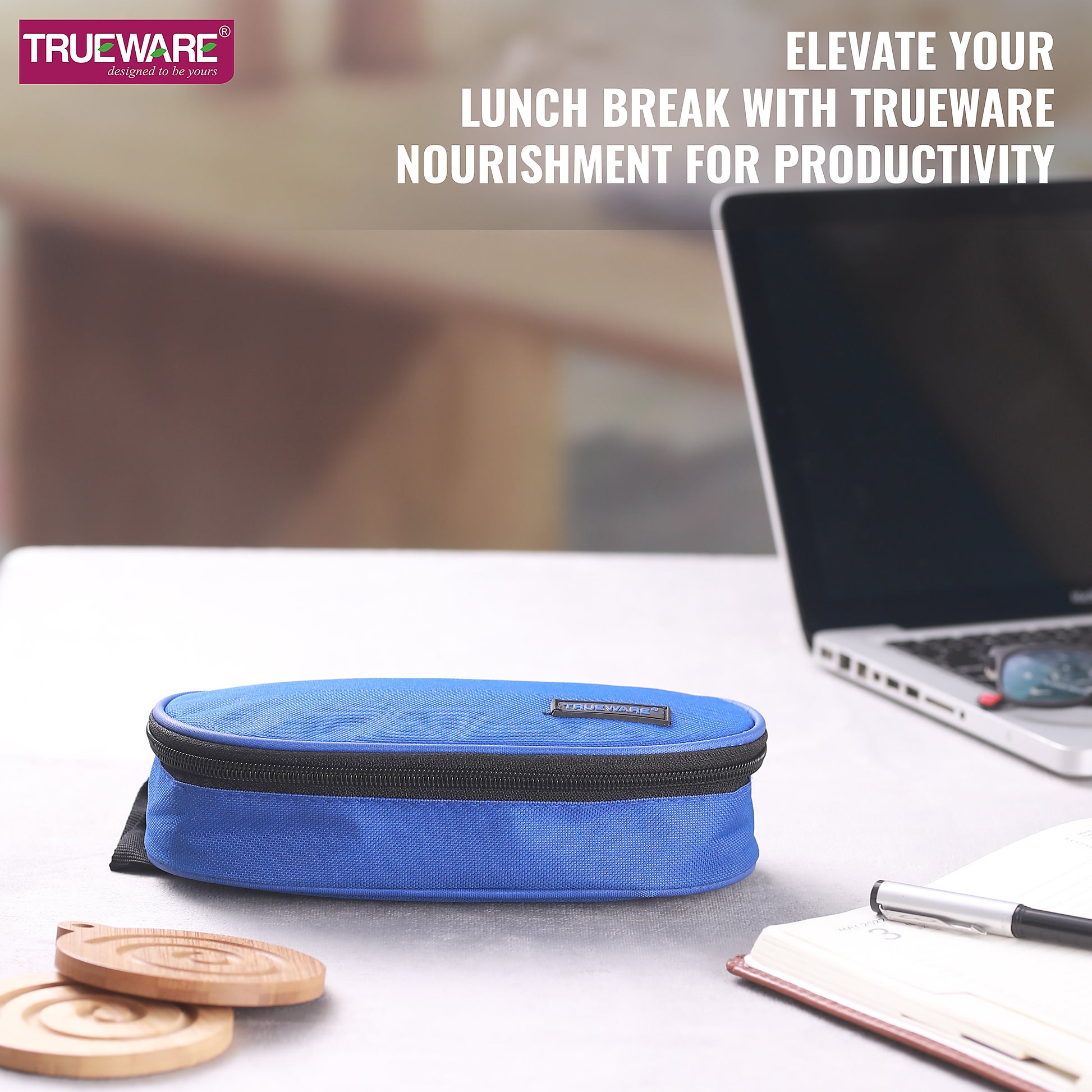 Trueware Tasty 2, 300 X 2 Container | Stainless Steel | Lunch Box | Tiffin | Leak Proof