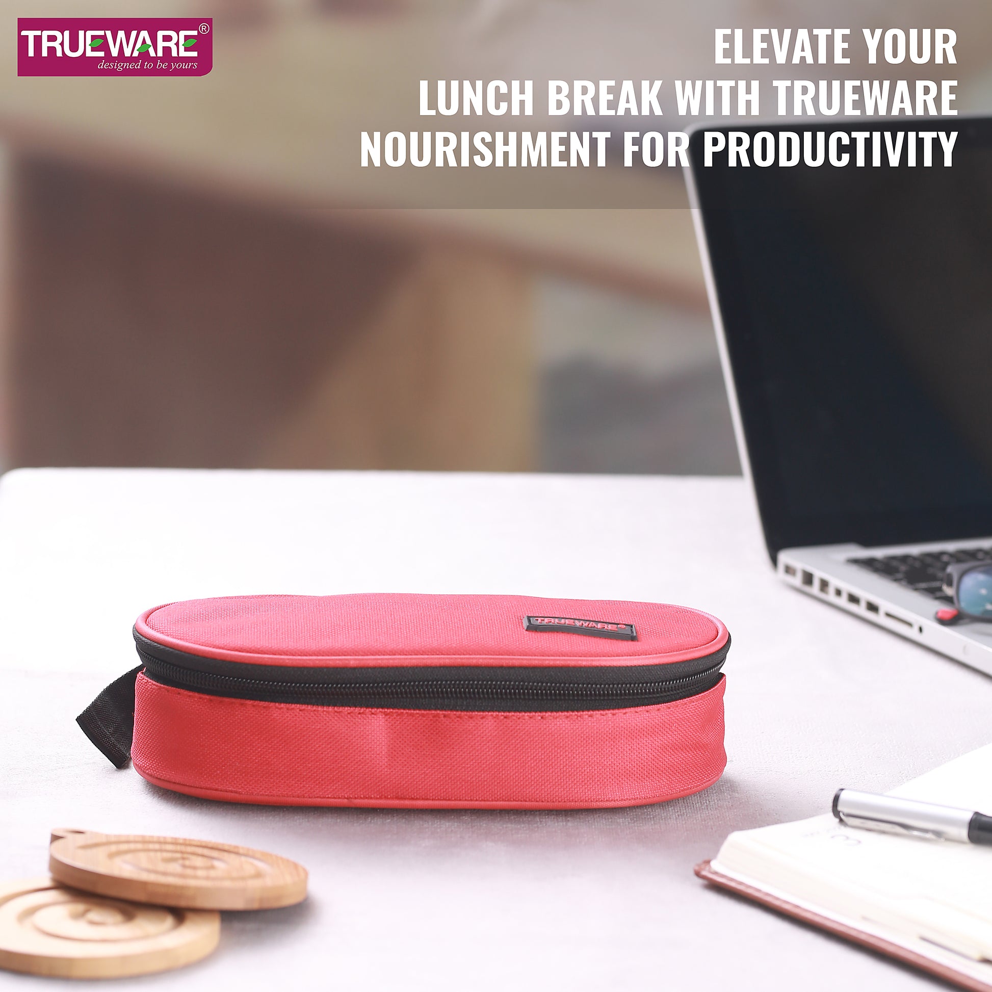 Trueware Tasty 2, 300 X 2 Container | Stainless Steel | Lunch Box | Tiffin | Leak Proof