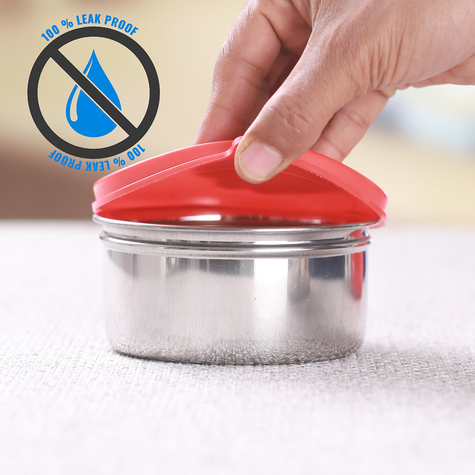 Trueware Tasty 2, 300 X 2 Container | Stainless Steel | Lunch Box | Tiffin | Leak Proof