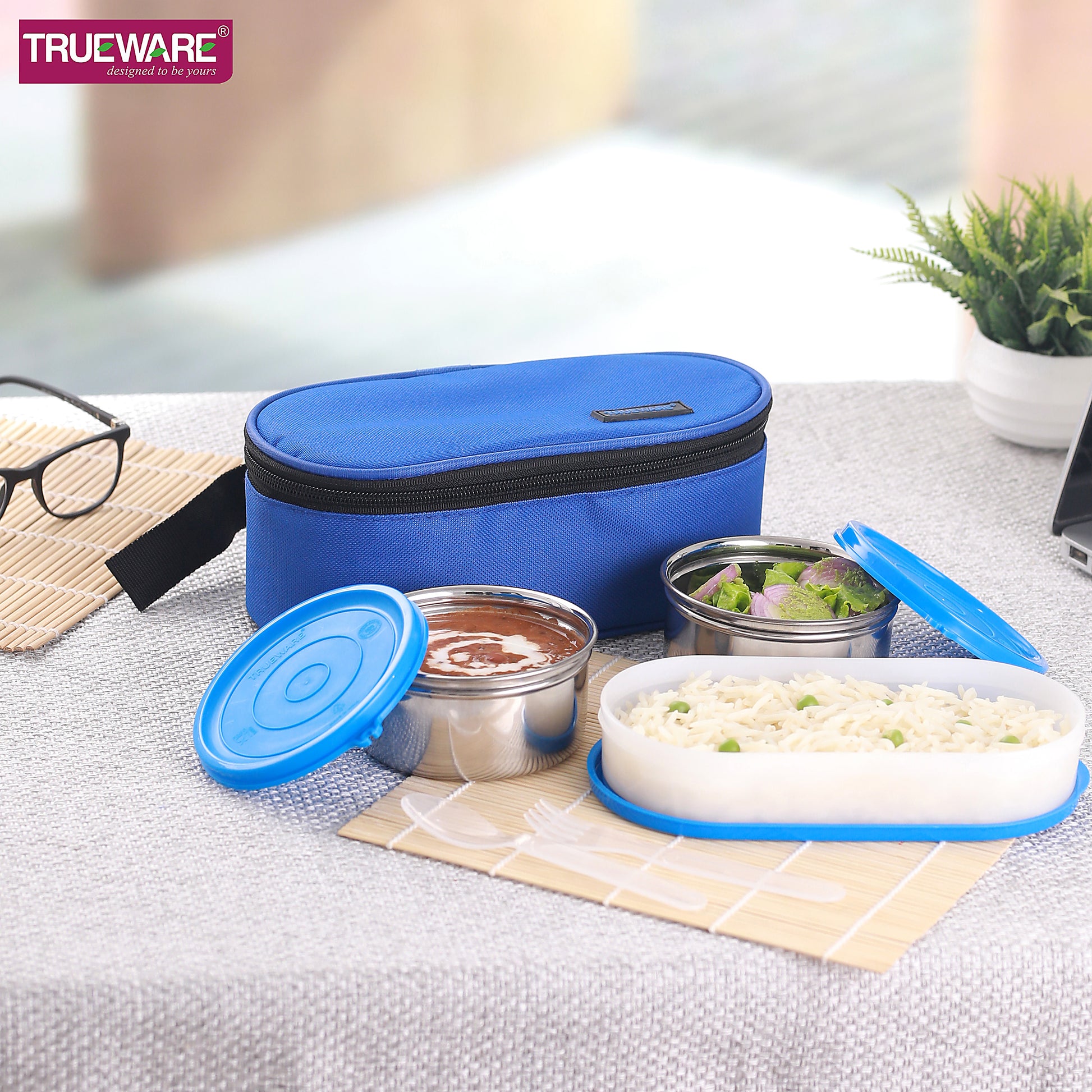 Trueware Tasty Double Decker, 300 X 2, 500 X 1 Container