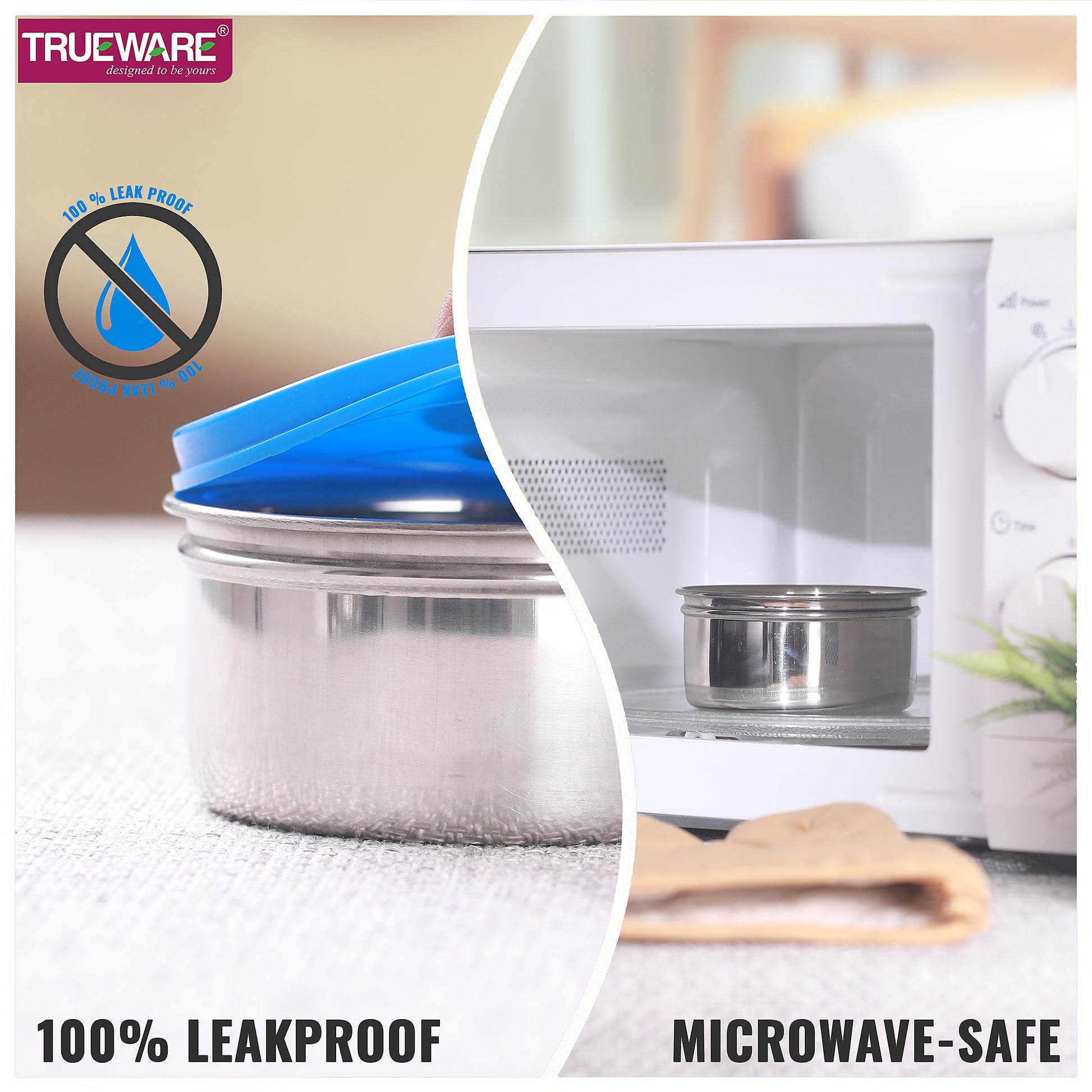 Trueware Tasty Double Decker, 300 X 2, 500 X 1 Container