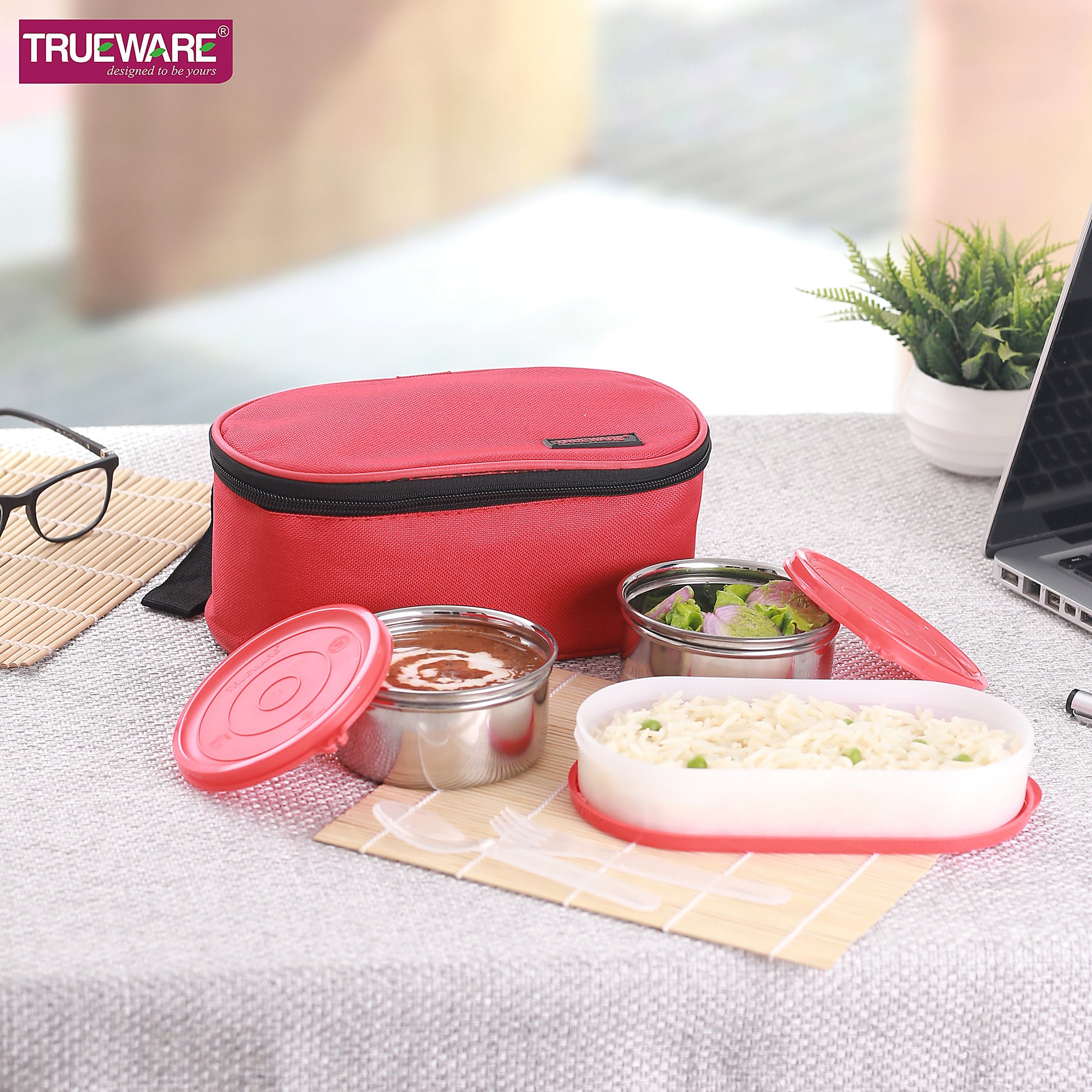 Trueware Tasty Double Decker, 300 X 2, 500 X 1 Container