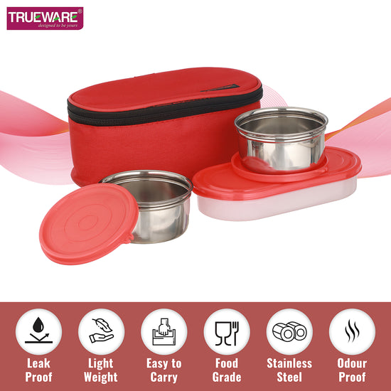 Trueware Tasty Double Decker, 300 X 2, 500 X 1 Container