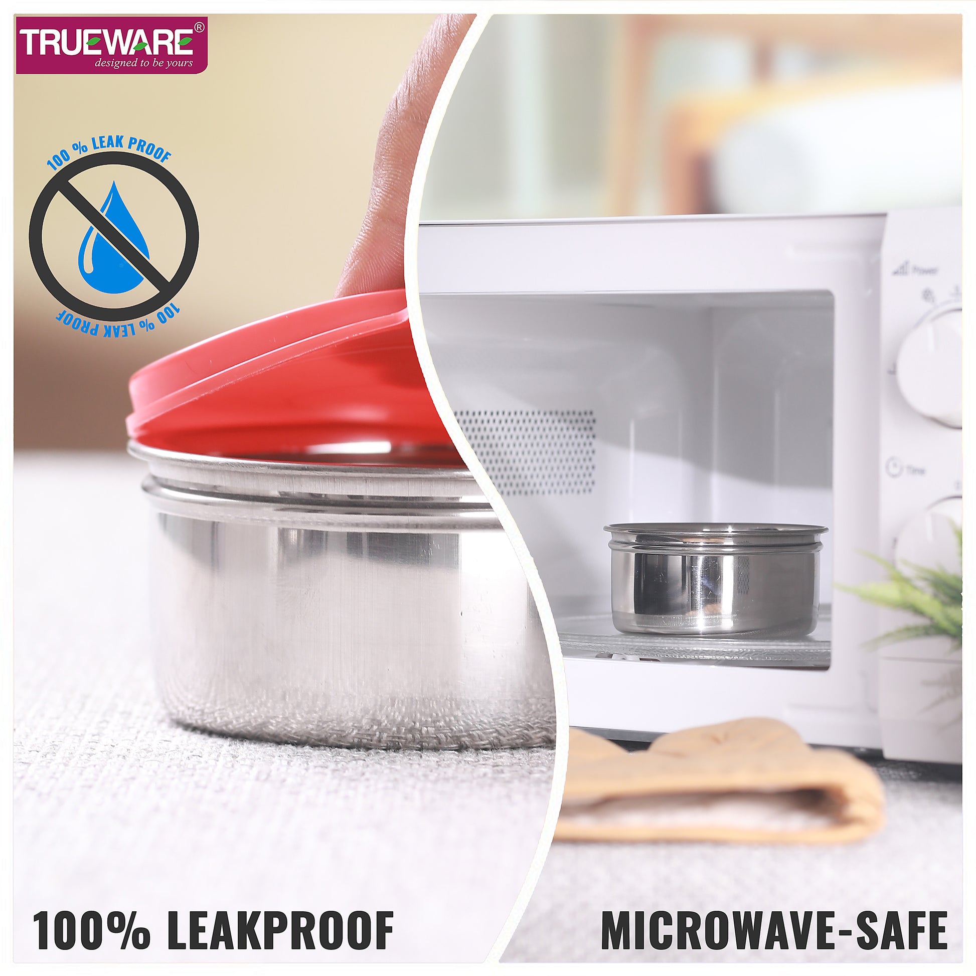 Trueware Tasty Double Decker, 300 X 2, 500 X 1 Container