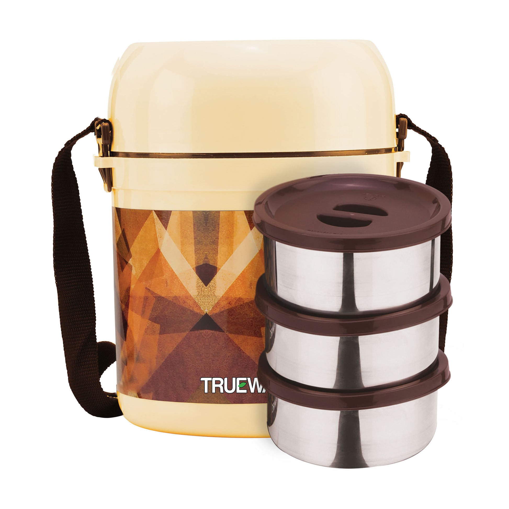 OFFICE 3 PLUS LUNCH BOX SS Container
