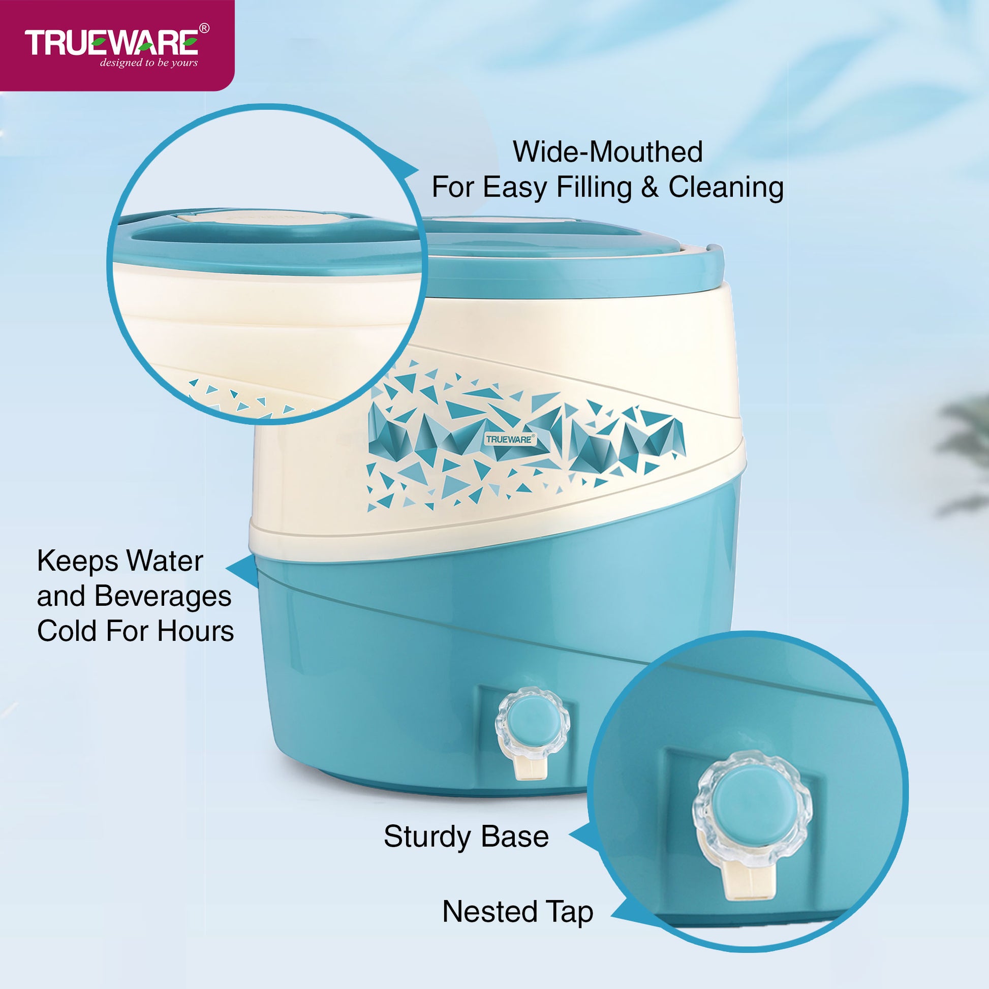Ice Berg Insulated Water Jug 16Ltr