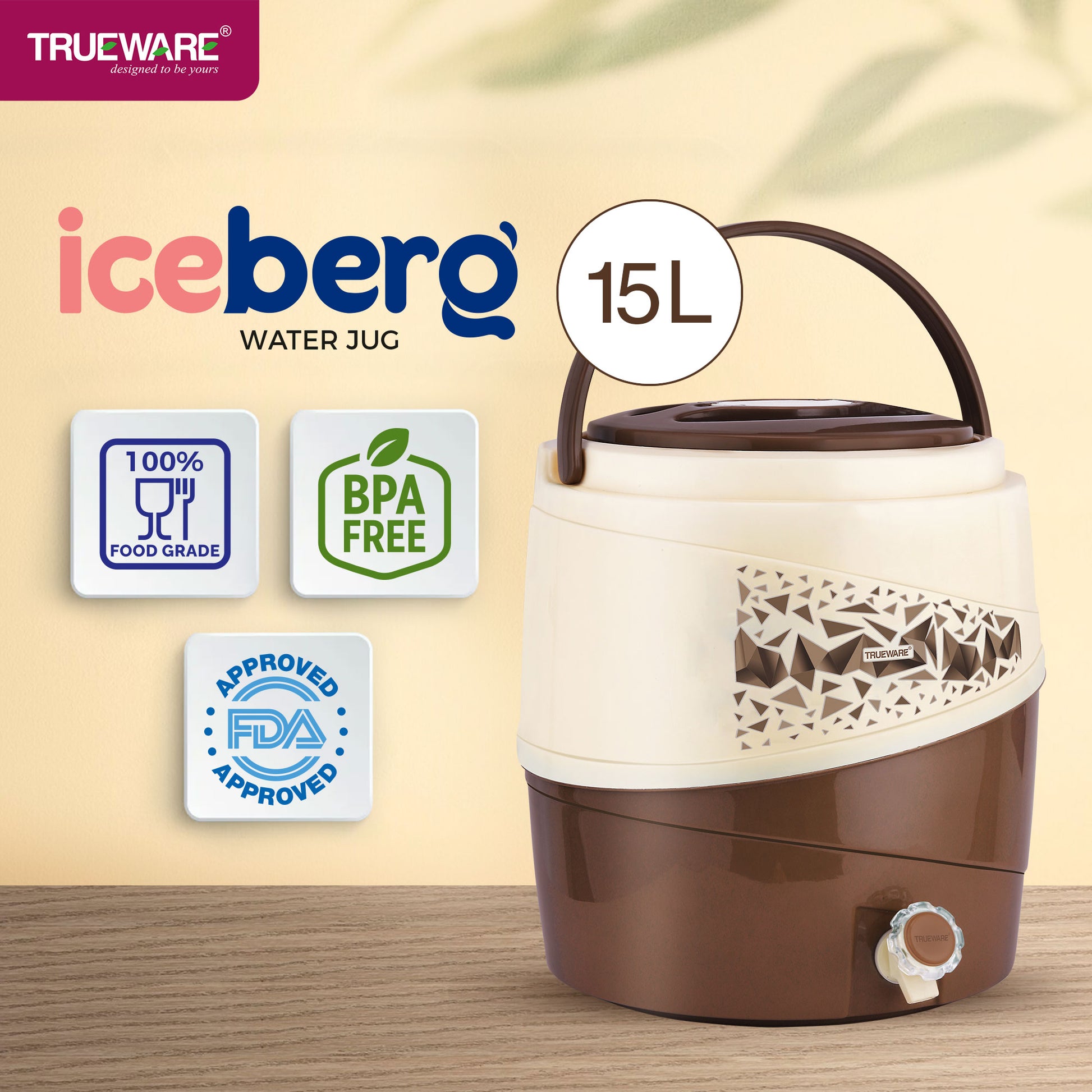 Ice Berg Insulated Water Jug 16Ltr