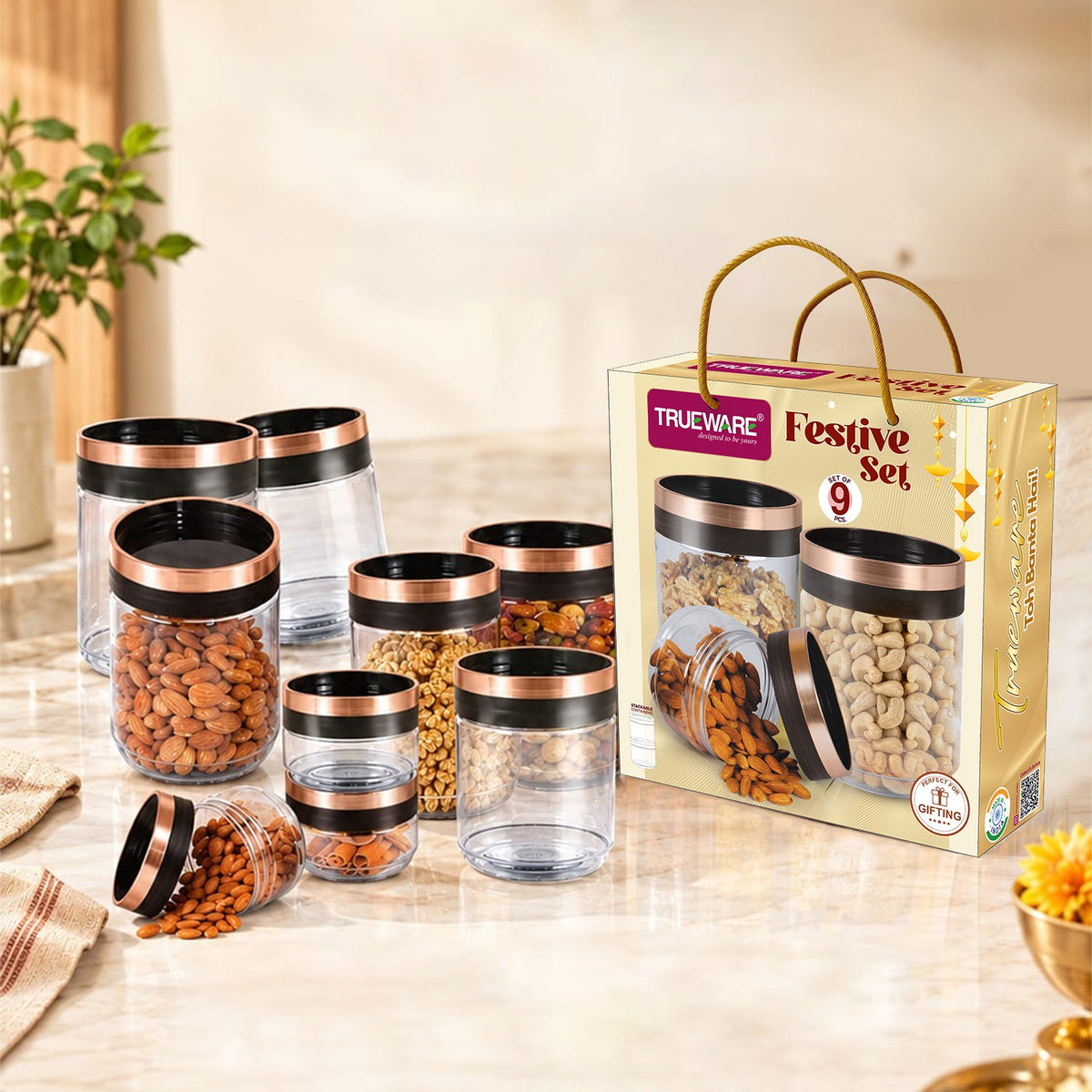 Trueware Festive Gift Set – 9 Pcs | 9 Pieces