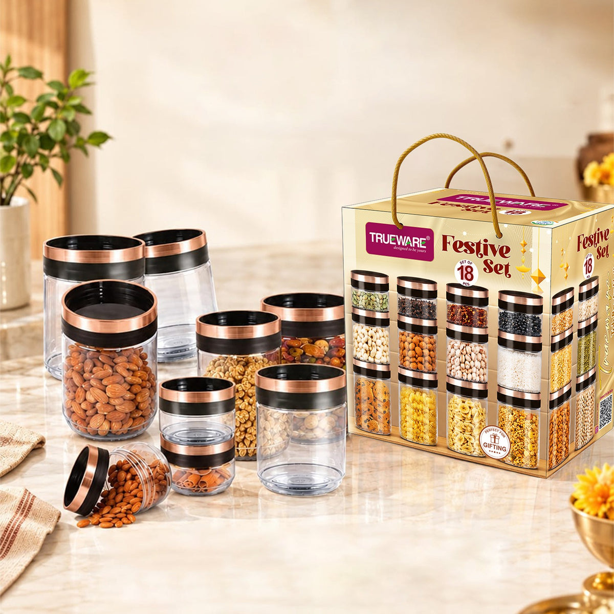 Trueware Festive Gift Set – 18 Pcs | 18 Pieces