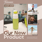 Trueware Aqua Benz Inner Stainless Steel Water Bottle | 600 ml