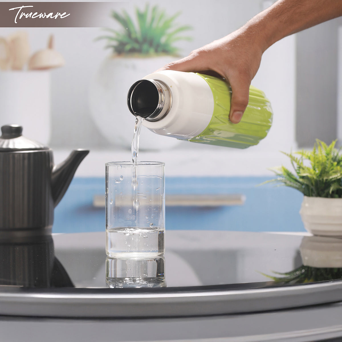 Trueware Aqua Benz Inner Stainless Steel Water Bottle | 600 ml