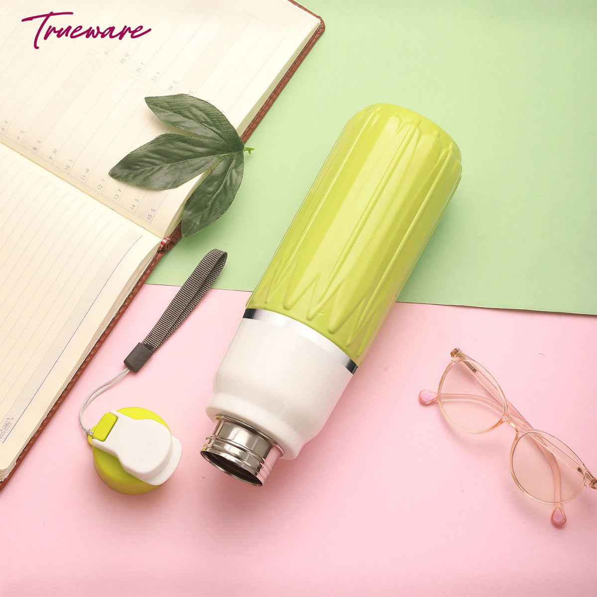 Trueware Aqua Benz Inner Stainless Steel Water Bottle | 600 ml