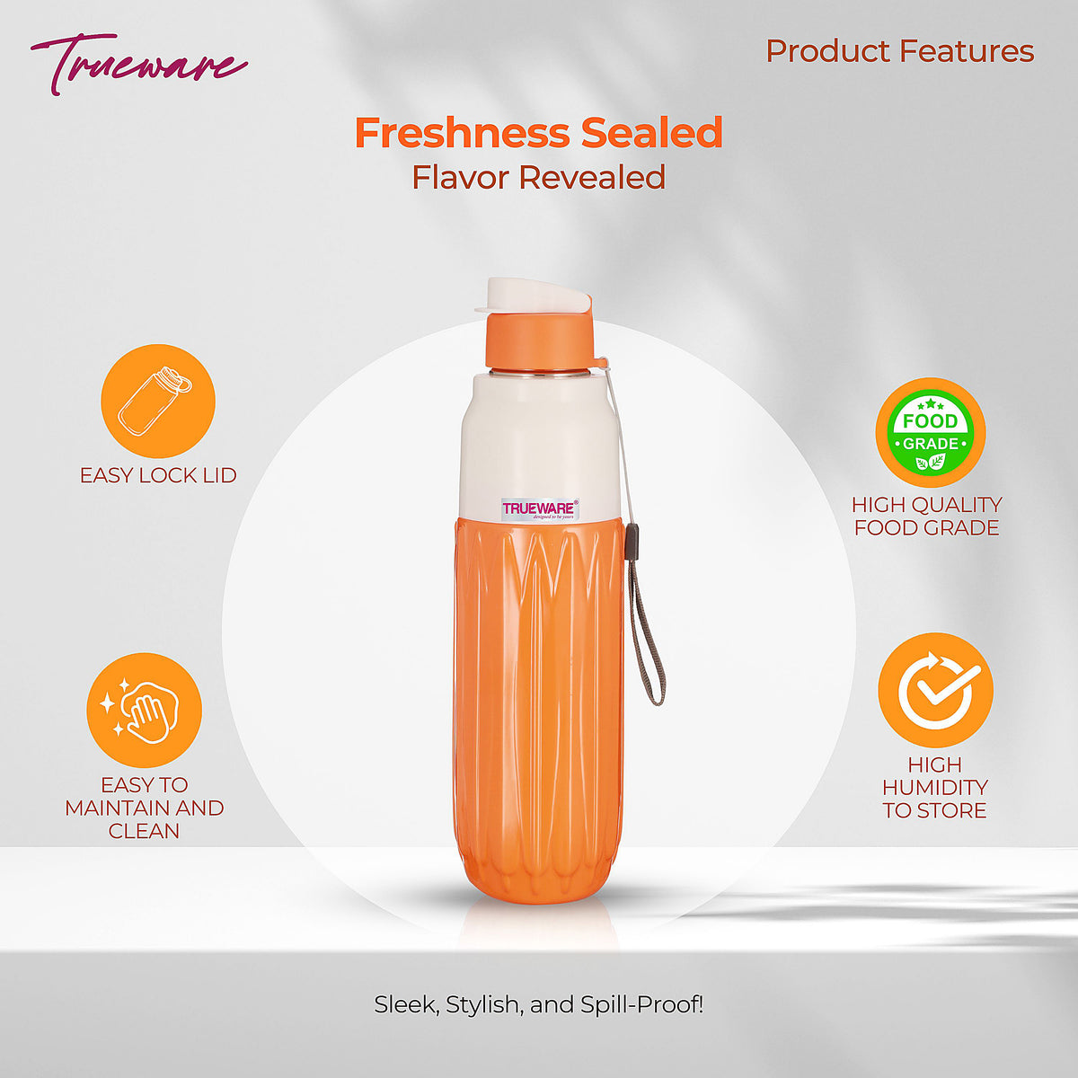 Aqua Benz Inner Stainless Steel Water Bottle | 600 ml