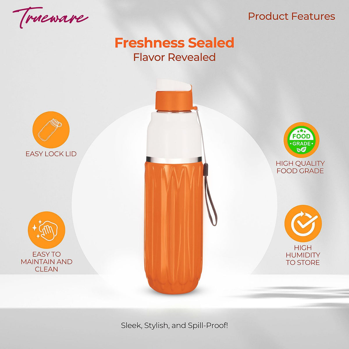 Aqua Benz Inner Stainless Steel Water Bottle | 600 ml