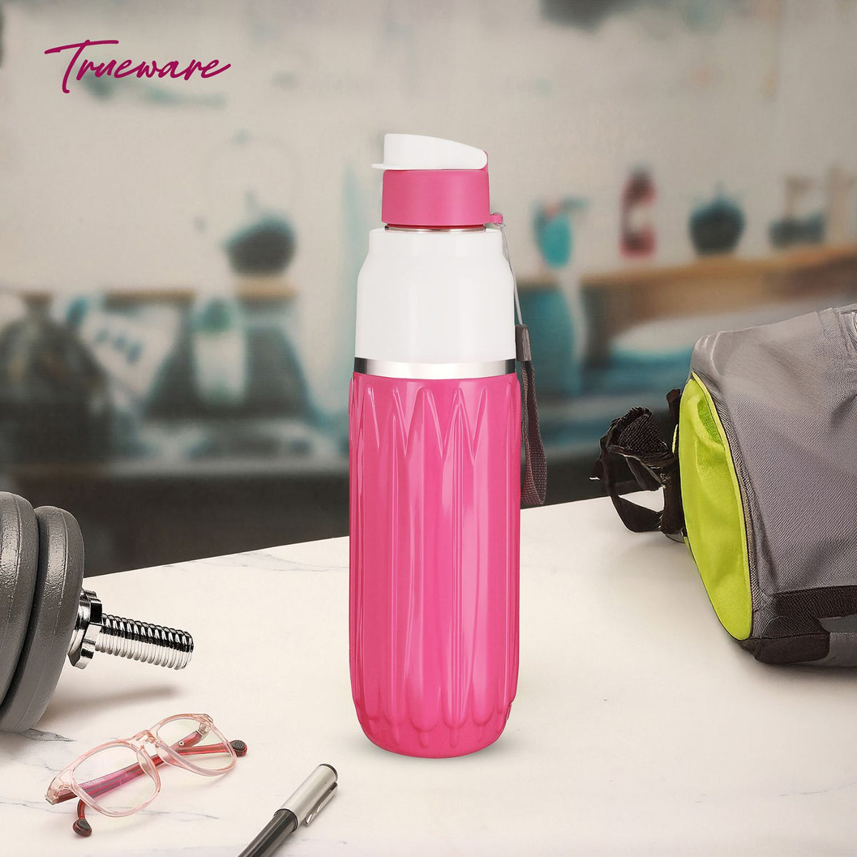 Trueware Aqua Benz Inner Stainless Steel Water Bottle | 600 ml