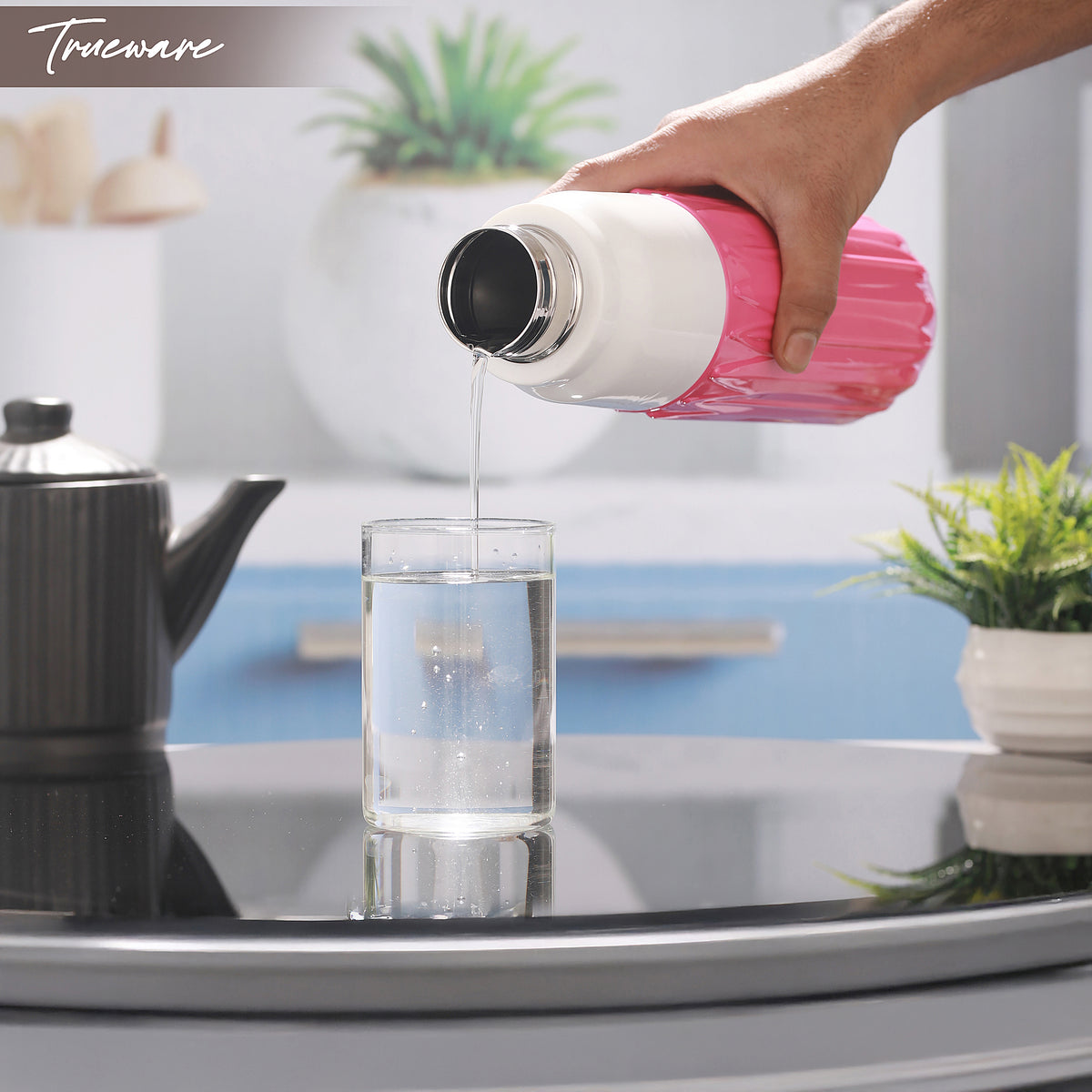 Trueware Aqua Benz Inner Stainless Steel Water Bottle | 600 ml