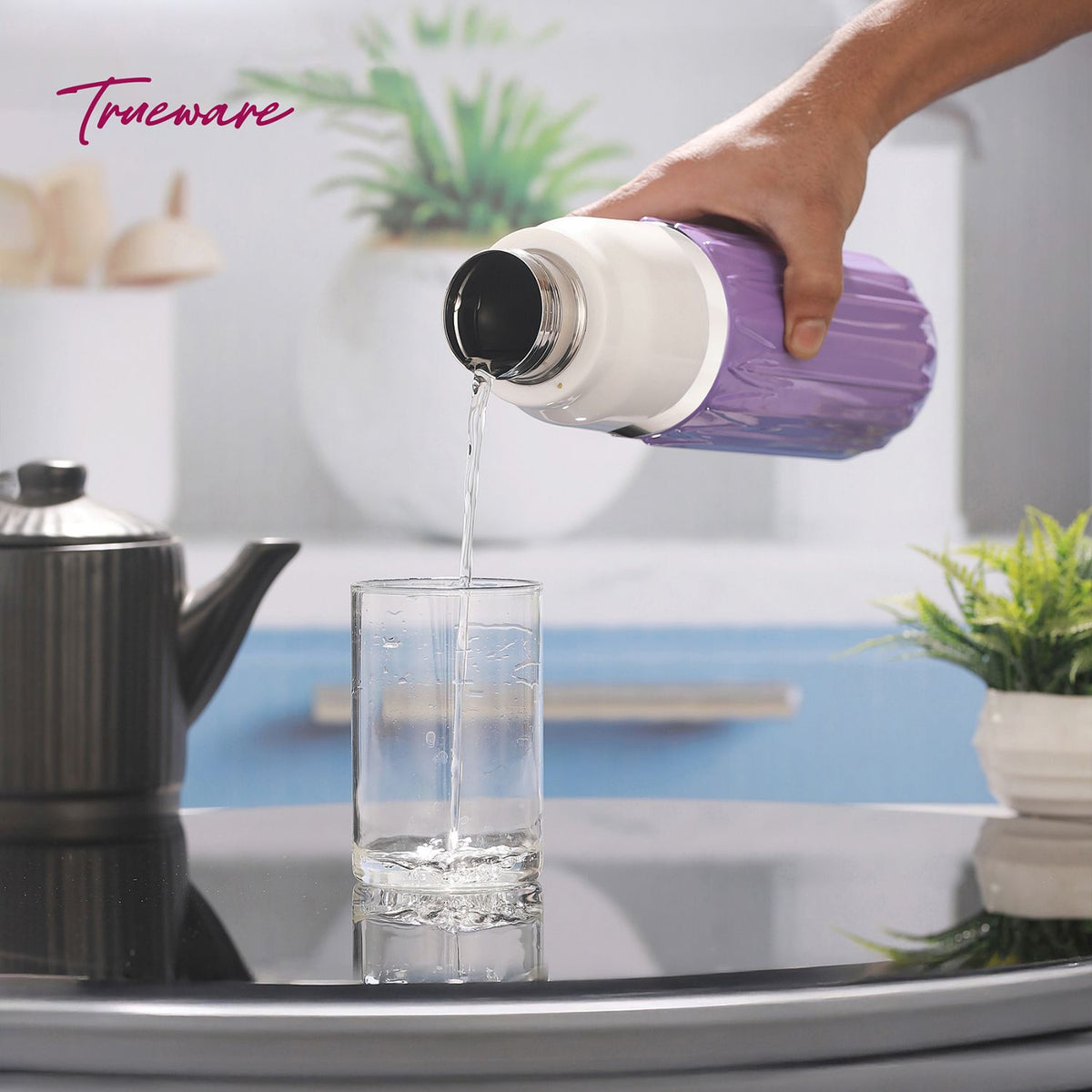Trueware Aqua Benz Inner Stainless Steel Water Bottle | 600 ml