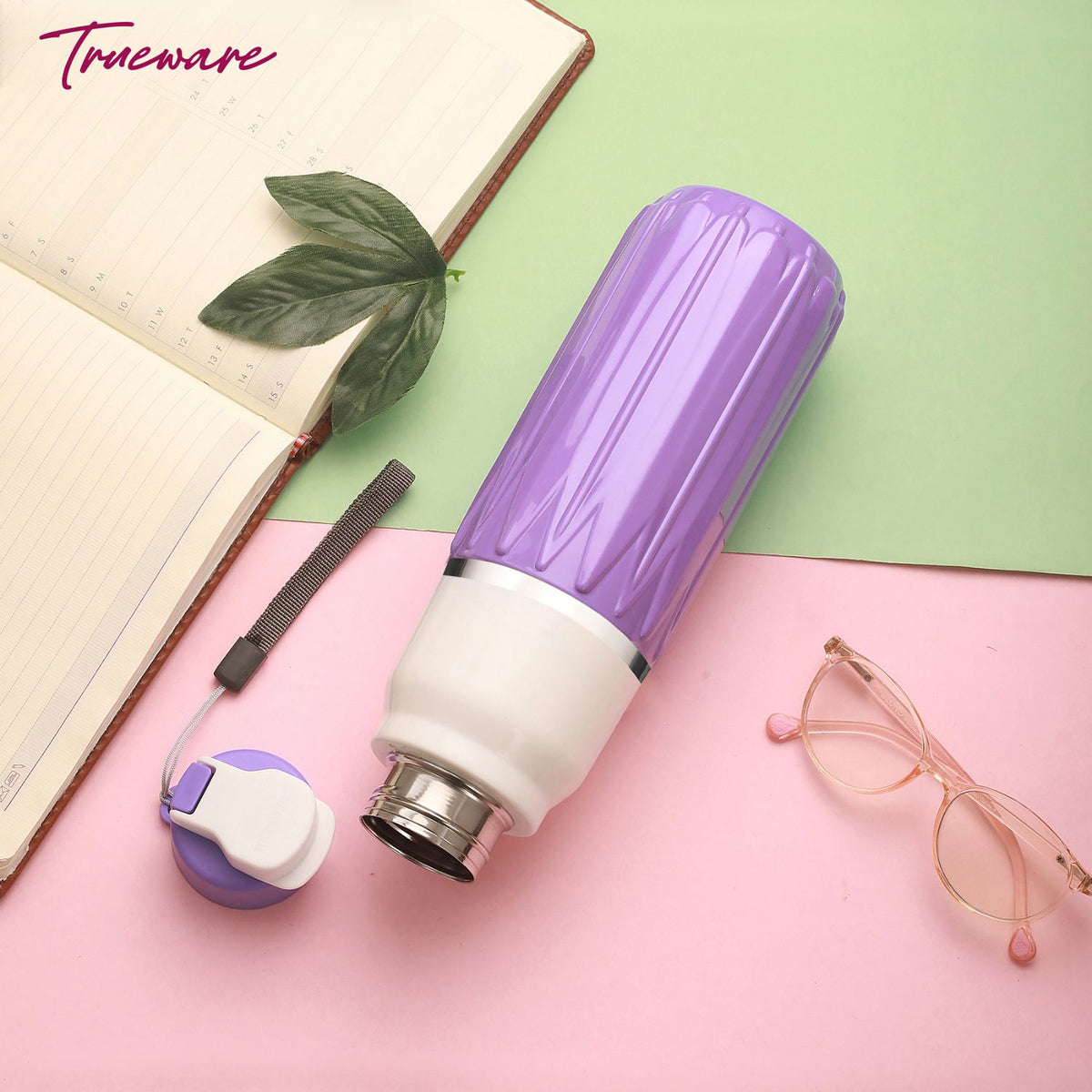 Trueware Aqua Benz Inner Stainless Steel Water Bottle | 600 ml