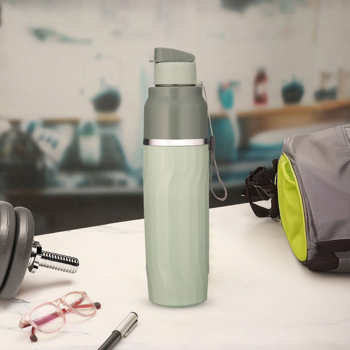 Trueware Aqua Blink Inner Stainless Steel Water Bottle | 600 ml