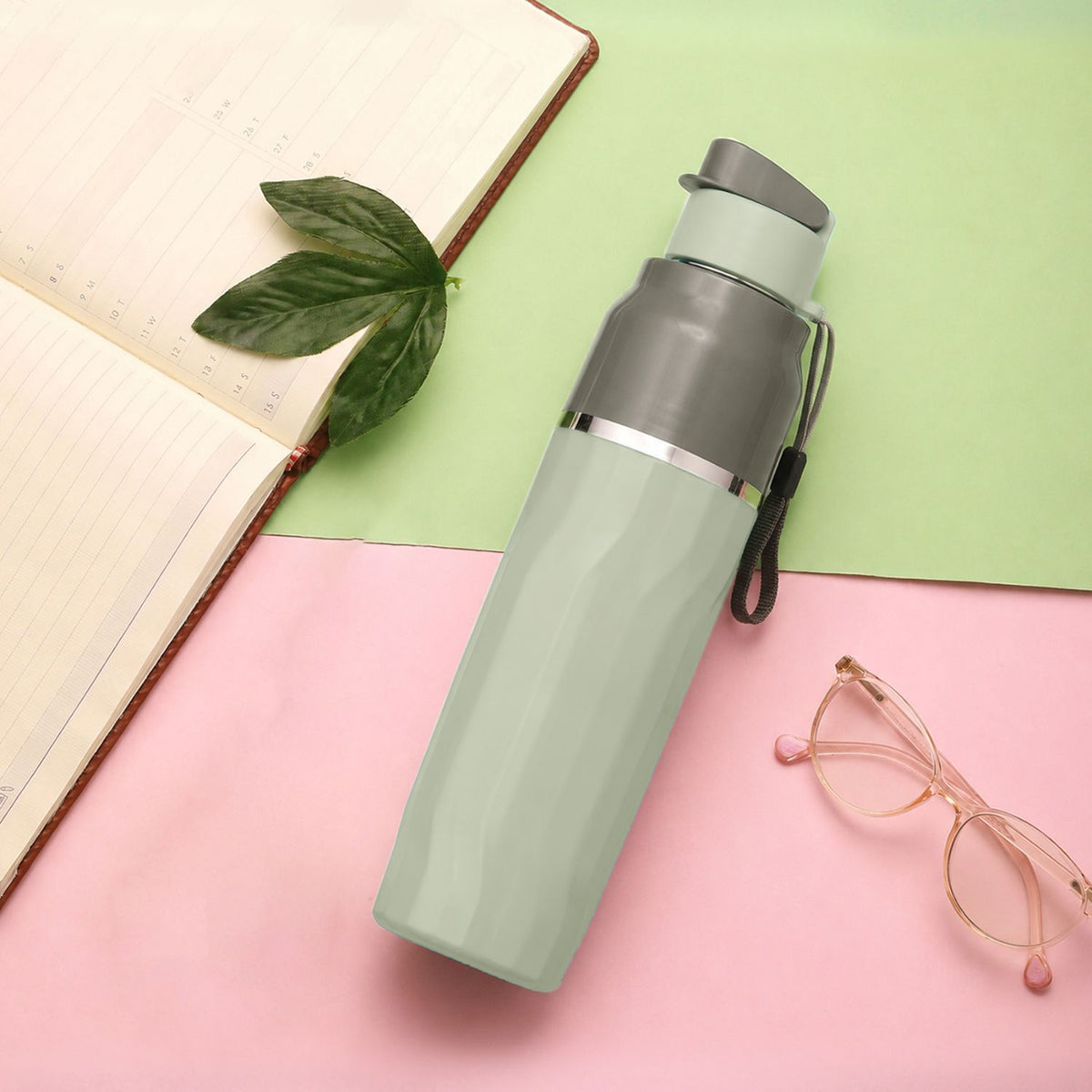 Trueware Aqua Blink Inner Stainless Steel Water Bottle | 600 ml