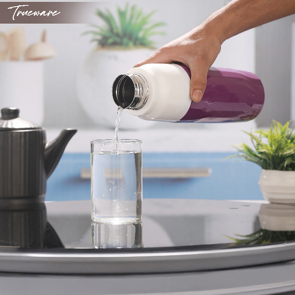 Trueware Aqua Blink Inner Stainless Steel Water Bottle | 600 ml