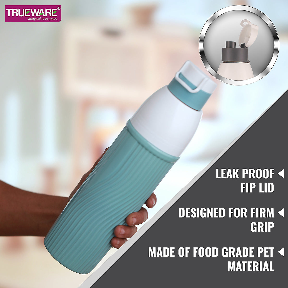 Trueware Aqua Bliss Insulated Water Bottle | 590 ml
