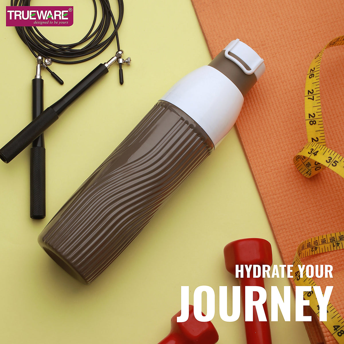 Trueware Aqua Bliss Insulated Water Bottle | 590 ml