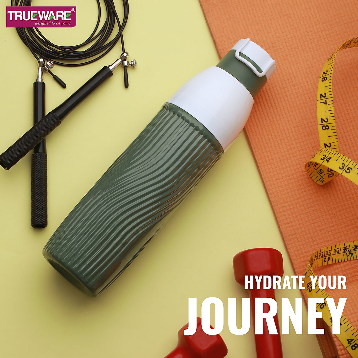 Trueware Aqua Bliss Insulated Water Bottle | 590 ml