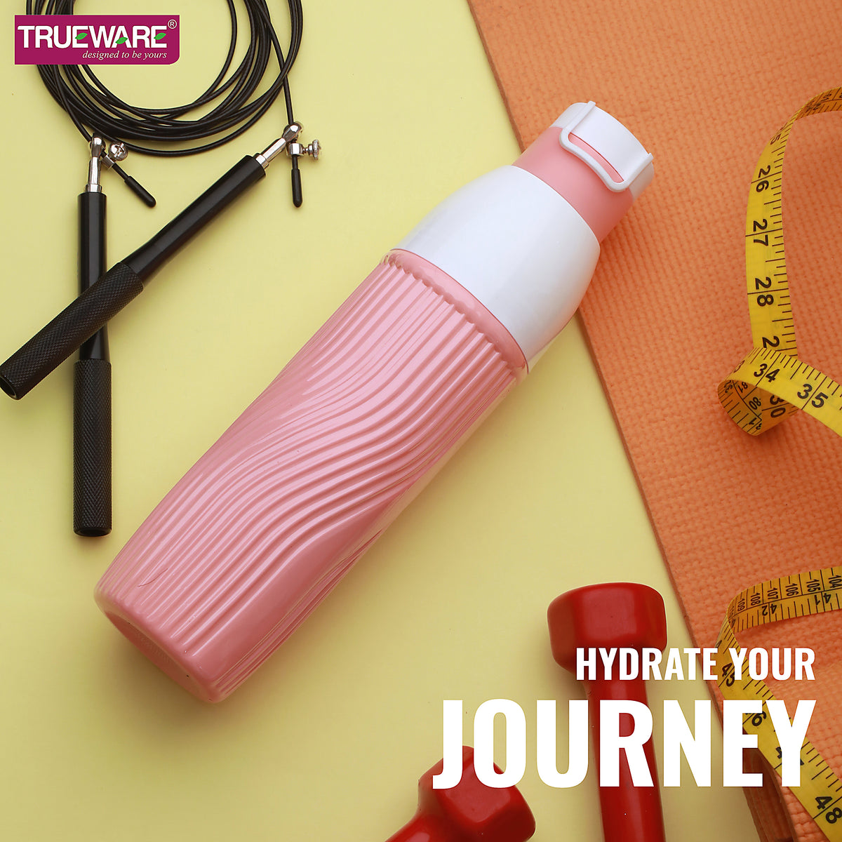 Trueware Aqua Bliss Insulated Water Bottle | 590 ml