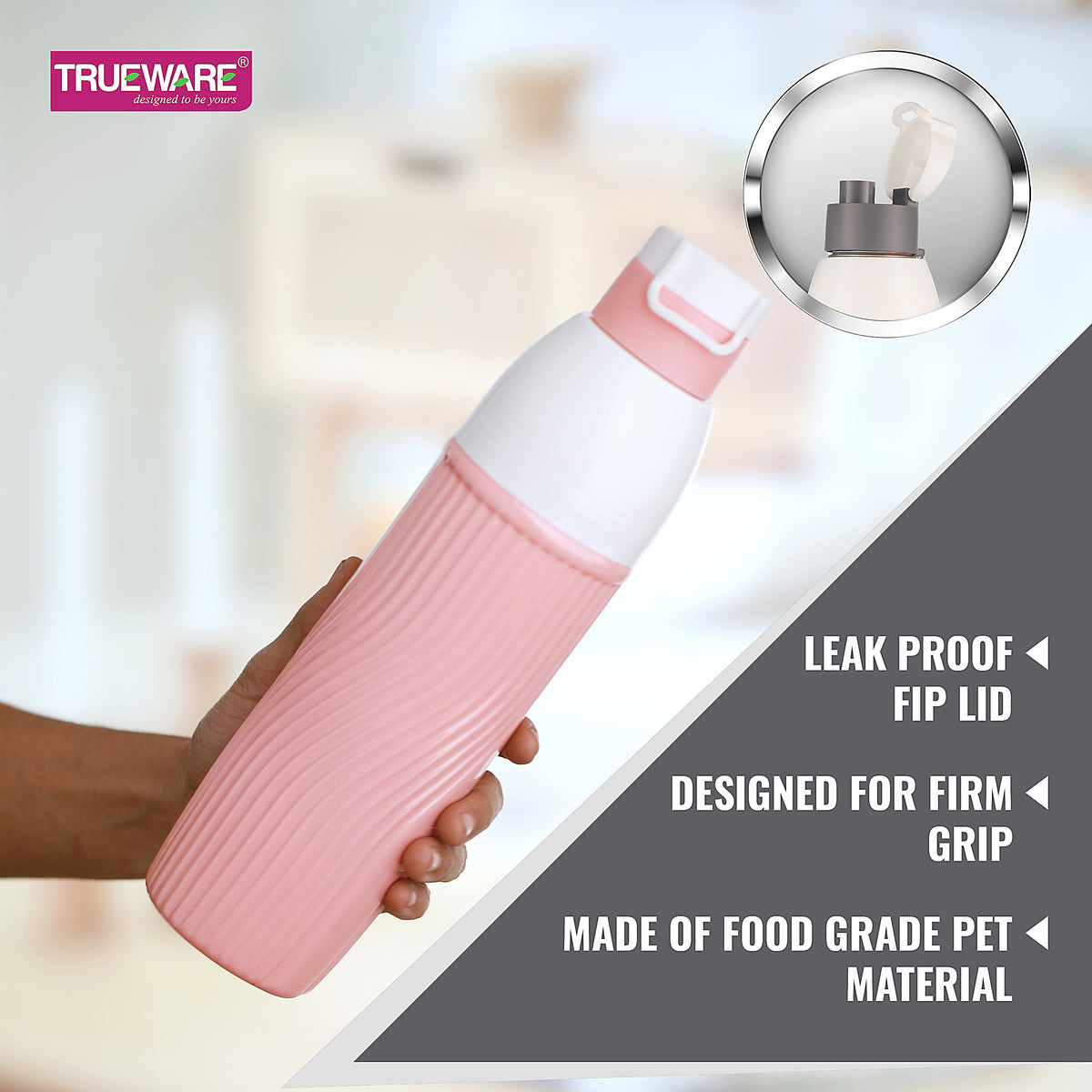 Trueware Aqua Bliss Insulated Water Bottle | 590 ml