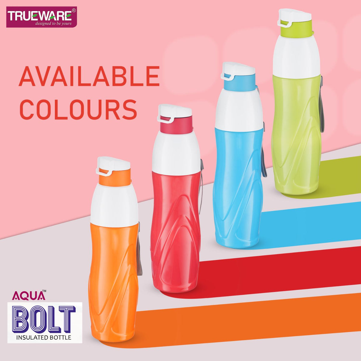 Trueware Aqua Bolt Water Bottle | 590 ml