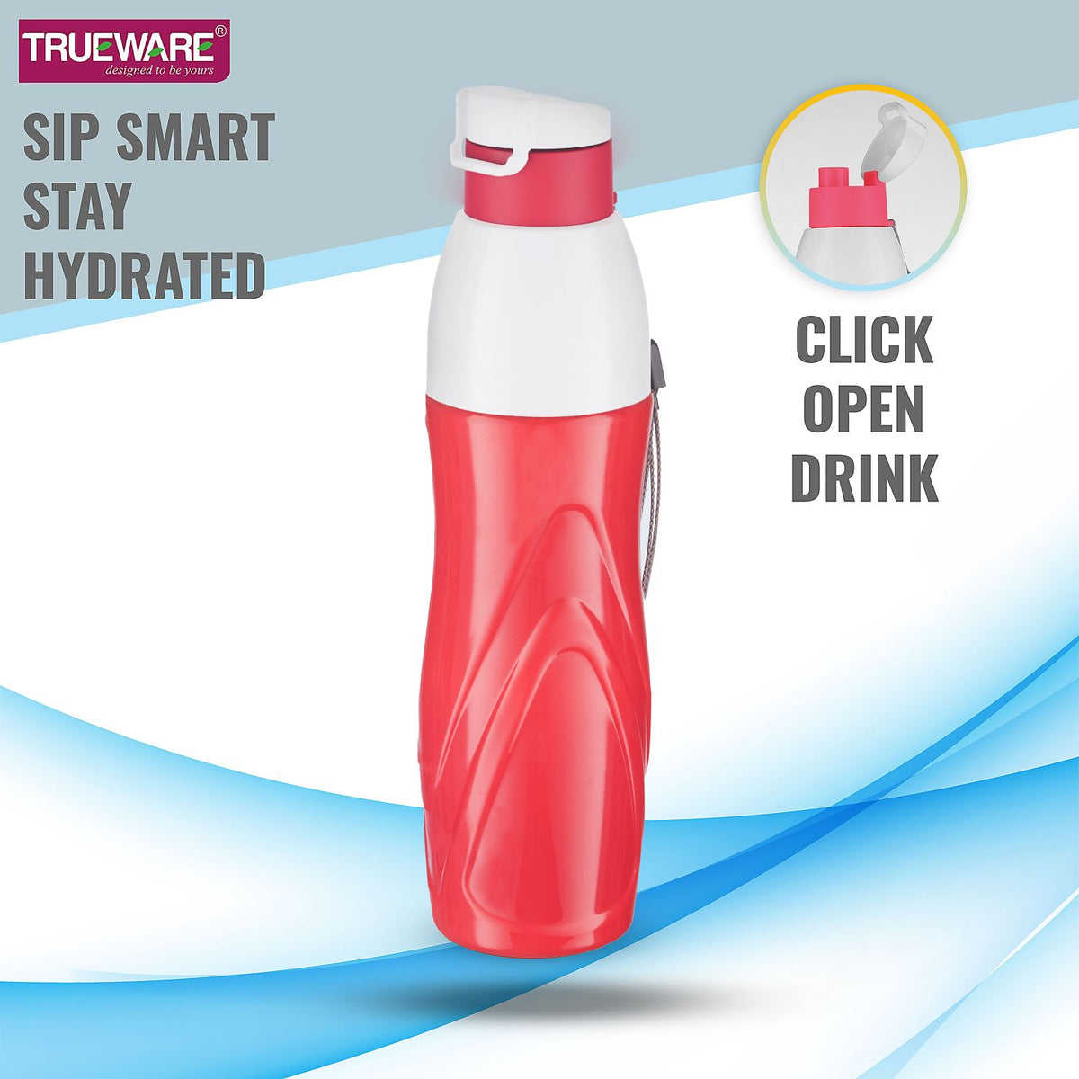 Trueware Aqua Bolt Water Bottle | 590 ml