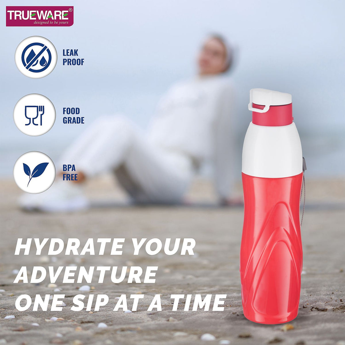 Trueware Aqua Bolt Water Bottle | 590 ml