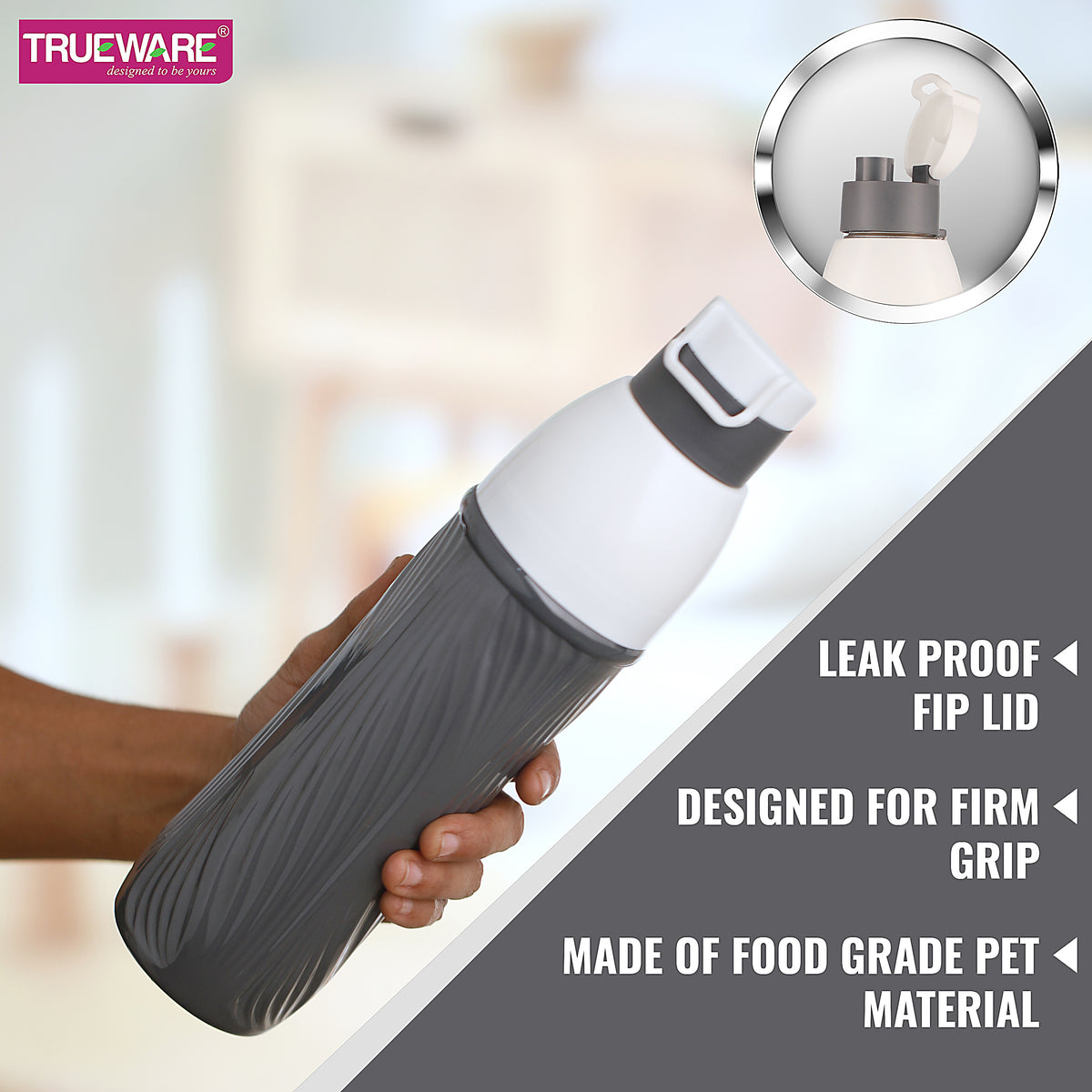 Trueware Aqua Pure 700 Insulated Water Bottle | 590 ml