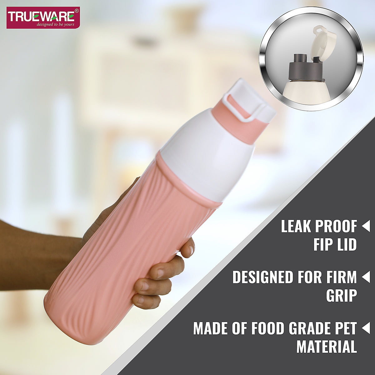 Trueware Aqua Pure 700 Insulated Water Bottle | 590 ml