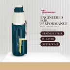 Trueware Aqua Snow Inner Stainless Steel Water Bottle | 600 ml