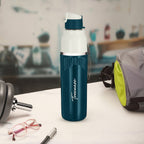 Trueware Aqua Snow Inner Stainless Steel Water Bottle | 600 ml