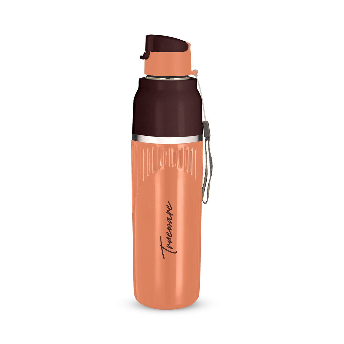 Trueware Aqua Snow Inner Stainless Steel Water Bottle | 600 ml