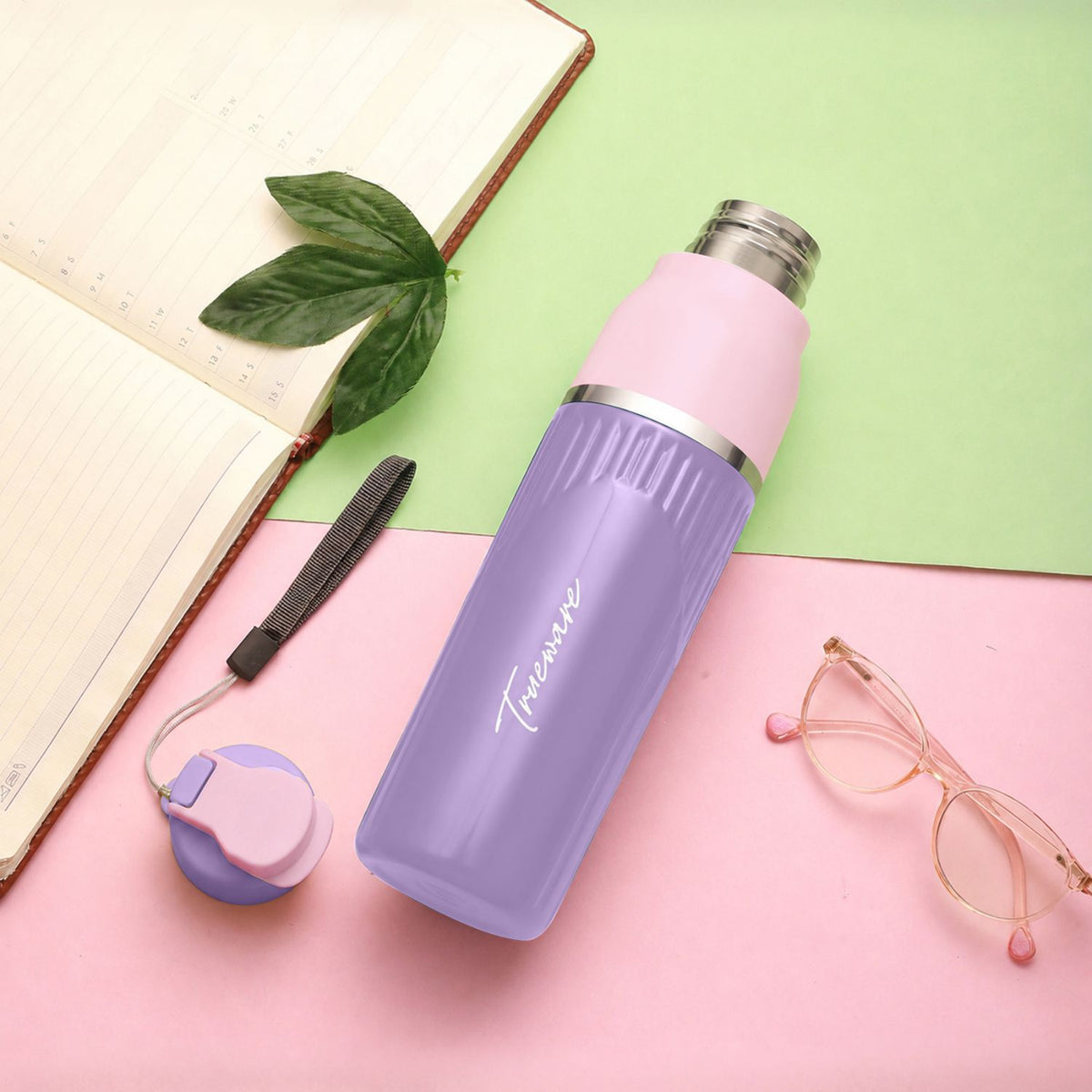 Aqua Snow Inner Stainless Steel Water Bottle | 600 ml