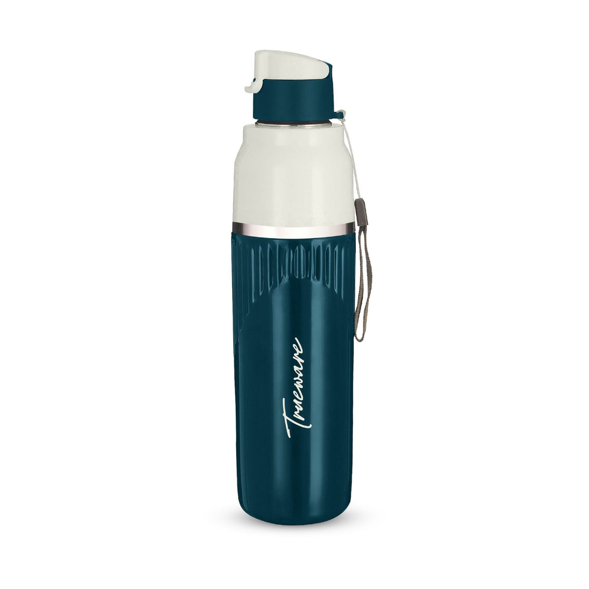 Trueware Aqua Snow Inner Stainless Steel Water Bottle | 600 ml