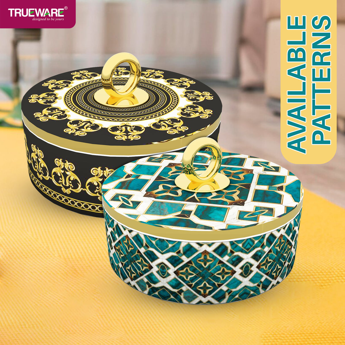 Trueware Paris Luxury Candy Set | Premium Dry Fruit & Sweet Serving Set