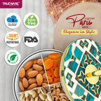 Trueware Paris Luxury Candy Set | Premium Dry Fruit & Sweet Serving Set
