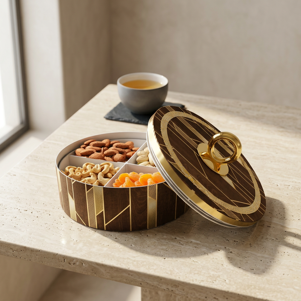 Rome Luxury Candy Set | Premium Dry Fruit & Sweet Serving Set