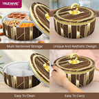 Trueware Rome Luxury Candy Set | Premium Dry Fruit & Sweet Serving Set