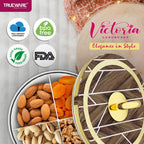 Trueware Victoria Luxury Candy Set | Premium Dry Fruit & Sweet Serving Set